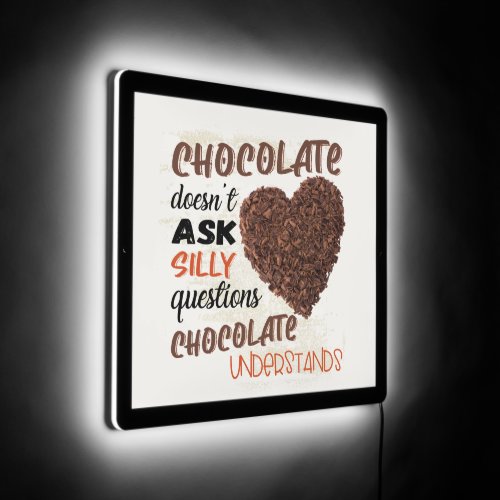 cute chocolate candy shop retro  LED sign