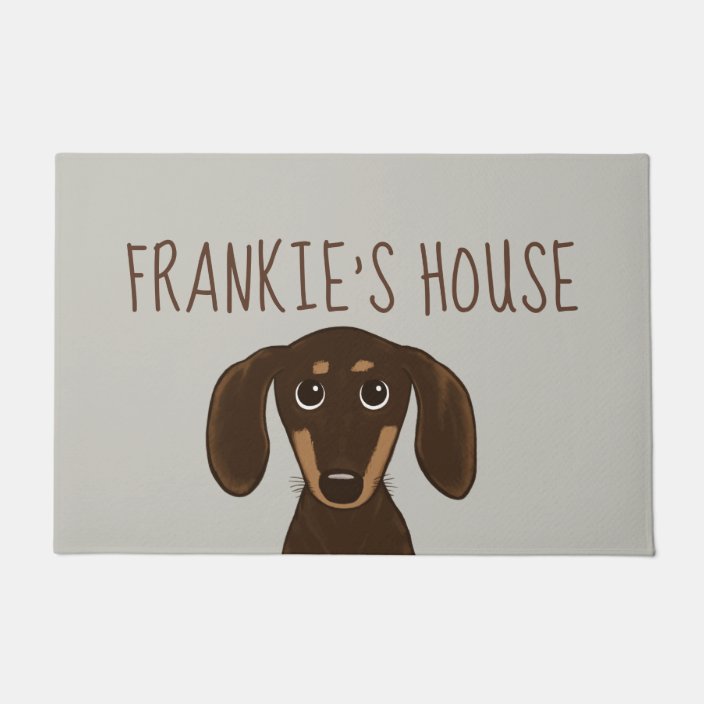 wiener dog doormat