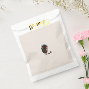 Cute Chocolate Labrador Dog – Bailey Pet Gift Favor Bag