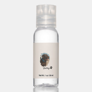 Cute Chocolate Labrador Dog – Bailey   Pet Gift Hand Sanitizer
