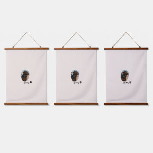 Cute Chocolate Labrador Dog – Bailey Pet Gift Hanging Tapestry