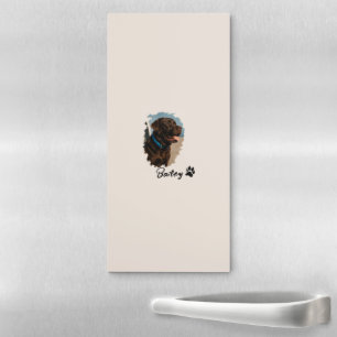 Cute Chocolate Labrador Dog – Bailey Pet Gift Magnetic Notepad