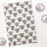 Cute Chocolate Labrador Retriever Dog Watercolor Kitchen Towel<br><div class="desc">Watercolor painting of cute Labrador Retriever dogs,  perfect for pet lovers,  dog walkers,  dog groomers and veterinarians.</div>