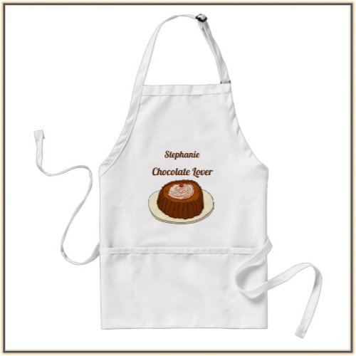 Cute Chocolate Lover Adult Apron