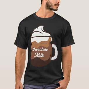 Cute Chocolate Milk Food Eater Graphic T-Shirt