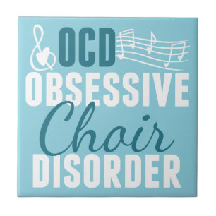 Cute Choir Obsessed Ceramic Tile