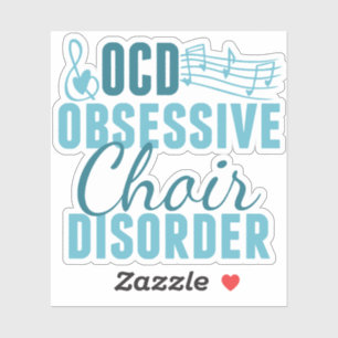 Cute Choir Obsessed Sticker
