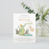 Cute Chomp Alligator in Swamp Any Age Birthday Postcard (Standing Front)