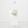 Cute Chomp Alligator in Swamp Any Age Birthday  Water Bottle Label