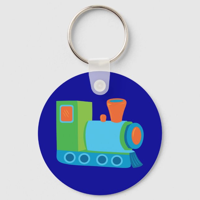 Cute Choo Choo Train Keychain (Front)