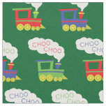Cute Choo Choo Trains Kids Room Decor Fabric