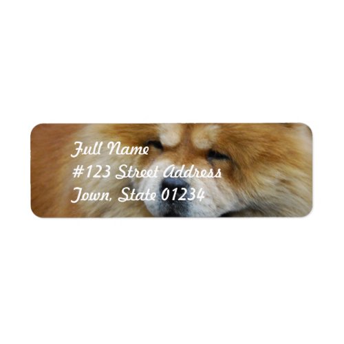 Cute Chow Chow Mailing Labels