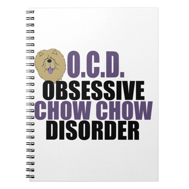 Cute Chow Chow Notebook (Front)