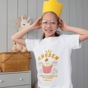 Cute Christian "Chosen" Cupcake Scripture Inspired T-Shirt