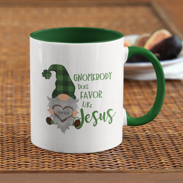Cute Christian Gnome St. Patrick's Day Green Combo Mug (Creator Uploaded)
