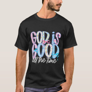 Cute Christian God Is Good All The Time Jesus Coqu T-Shirt