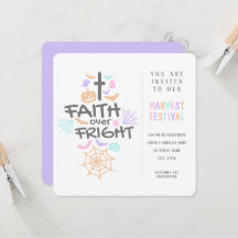 Cute Christian Halloween Faith Over Fright