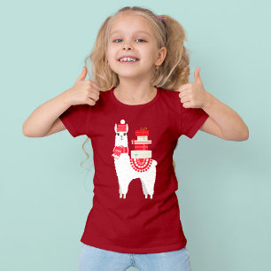 Cute Christmas Alpaca T-Shirt
