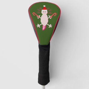 Cute Christmas Axolotl Golf Head Cover