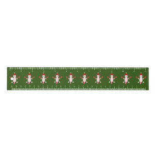 Cute Christmas Axolotl Patterned Ruler