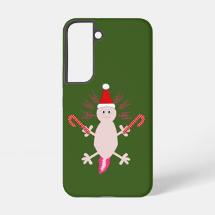 Cute Christmas Axolotl Samsung Galaxy S22 Case