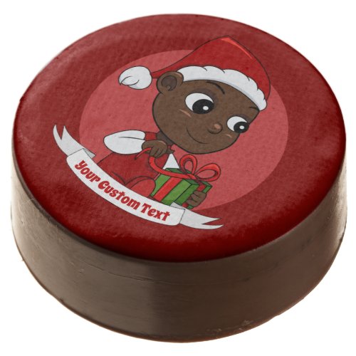 Cute Christmas baby cartoon Chocolate Covered Oreo