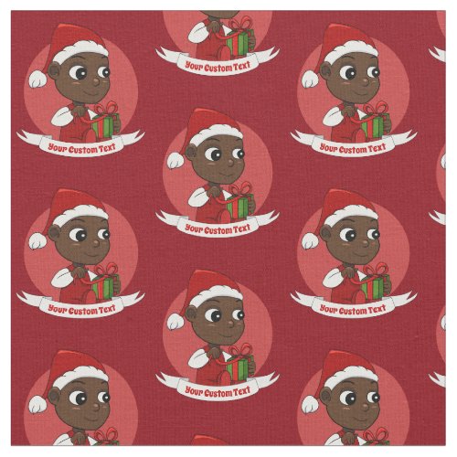 Cute Christmas baby cartoon Fabric