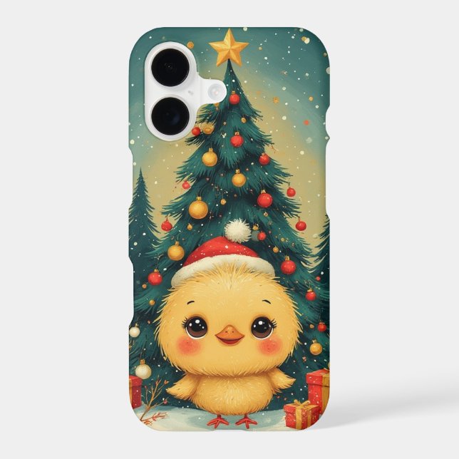 Cute Christmas Baby Chick  Case-Mate iPhone Case (Back)