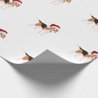 Cute Christmas Beagle Wrapping Paper