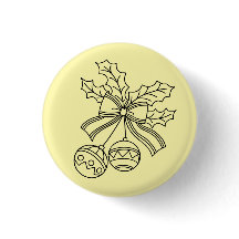 Cute Christmas bell Line Art