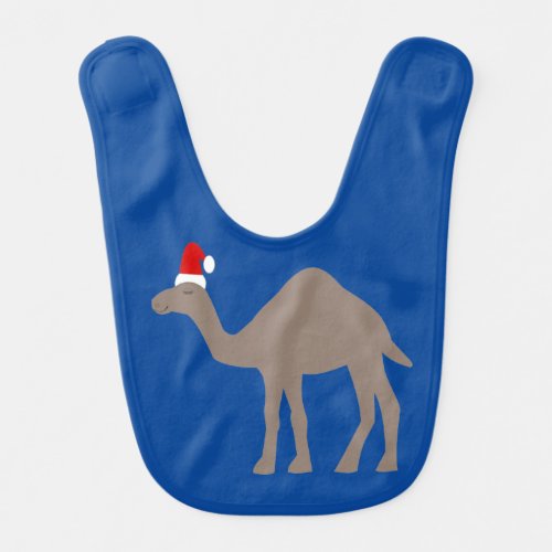 Cute Christmas Camel Baby Bib