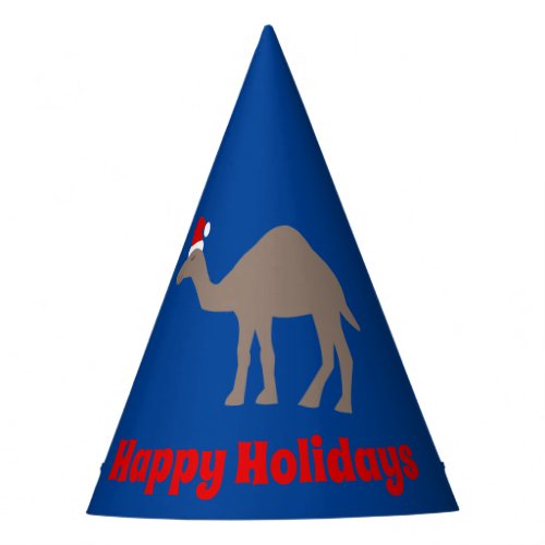 Cute Christmas Camel Custom Party Hat