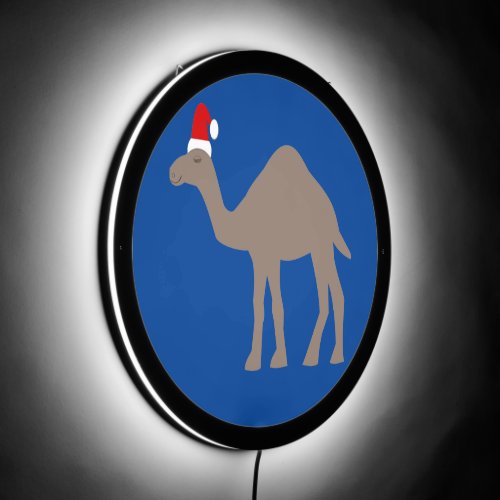 Cute Christmas Camel LED Sign