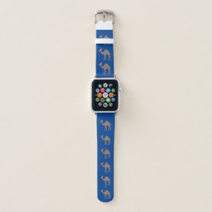 Cute Christmas Camel Patterned Apple Watch Band