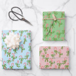 Cute Christmas Candy Canes Xmas Holiday Variety  Wrapping Paper Sheets<br><div class="desc">Hope you like this holiday variety pack design. Add your own text. Check my shop for more designs and matching items from mugs to kitchen towels!</div>