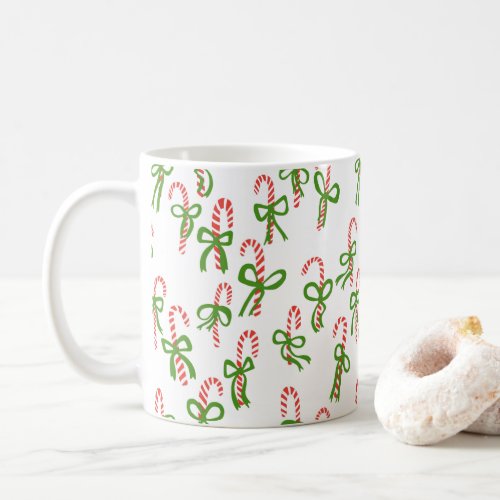 Cute Christmas Candy Canes Xmas Sweet Holiday Coffee Mug