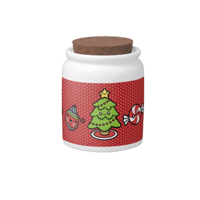 Cute Christmas Candy Jar (Front)