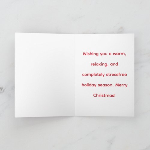 Cute Christmas Capybara Holiday Greeting Card