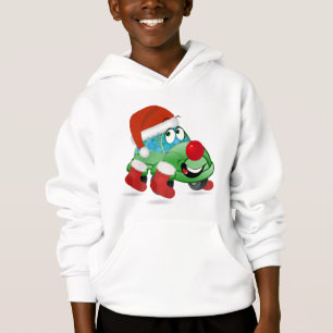 Cute Christmas Car Cartoon Hoodie