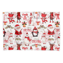 Cute Christmas Cartoons Pattern