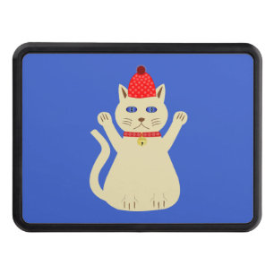 Cute Christmas Cat Hitch Cover