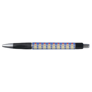 Cute Christmas Cat Patterned Pen