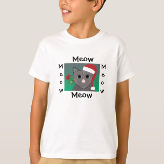 Cute Christmas Cat T-Shirt