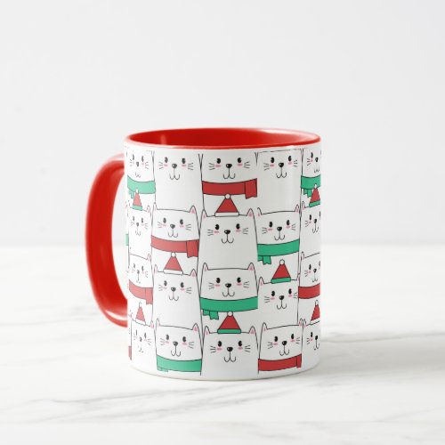 Cute Christmas Cats Mug