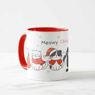 Cute Christmas Cats Mug