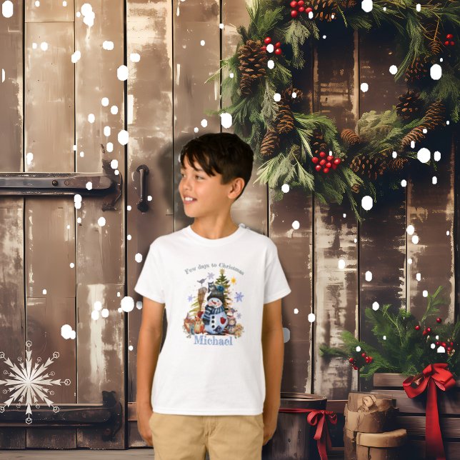 Cute Christmas Characters white T-Shirt (Cute Christmas Characters white T-Shirt)