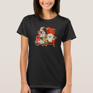 Cute Christmas Chrochet Grandma For Xmas With Knit T-Shirt