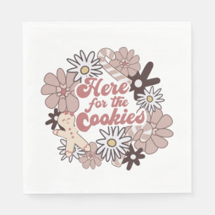 Cute Christmas Cookie Exchange Party Napkins