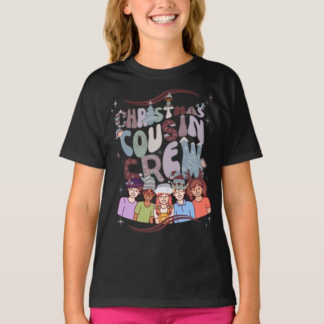 Cute Christmas Cousin Crew T-Shirt (Front)