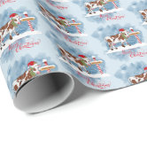 Baby Cow Christmas Pattern Wrapping Paper | Zazzle